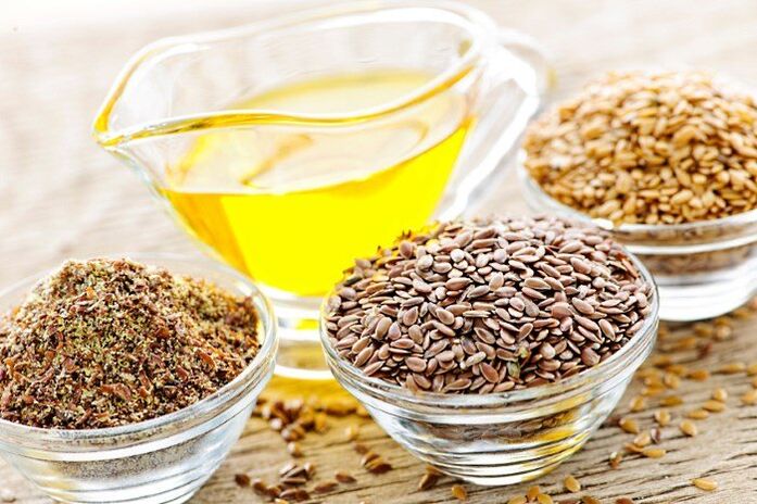 aceite de linhaça para a ampliación do peito